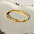 Beautiful bangle with zircons