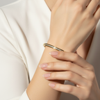 Beautiful bangle with zircons