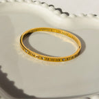 Roman Numeral & Crystal Accent Bangle Bracelet – Gold Toned & Tarnish Resistant