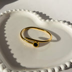 Minimalist Roman Numeral Bangle Bracelet – Gold Toned & Tarnish Resistant