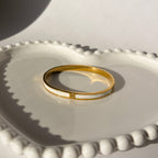 White Enamel & Crystal Accent Bangle Bracelet – Gold Toned & Tarnish Resistant