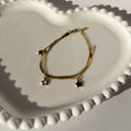 Layered Star Charm Bracelet – Gold Toned & Tarnish Resistant
