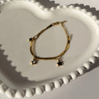 Layered Star Charm Bracelet – Gold Toned & Tarnish Resistant