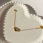 Interlocking Love Knot Accent Bracelet – Gold Toned & Tarnish Resistant