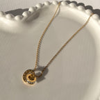 Roman Numeral Interlocking Ring Necklace – Durable & Tarnish-Resistant