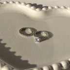 Silver plated Double ring