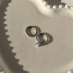 Silver plated Double ring