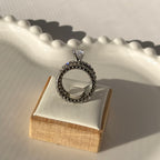 Silver plated Double ring