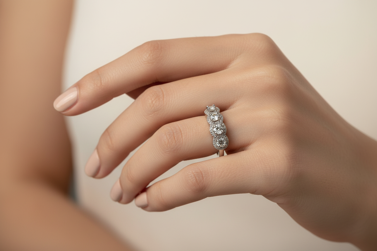 Silver plated ring/band