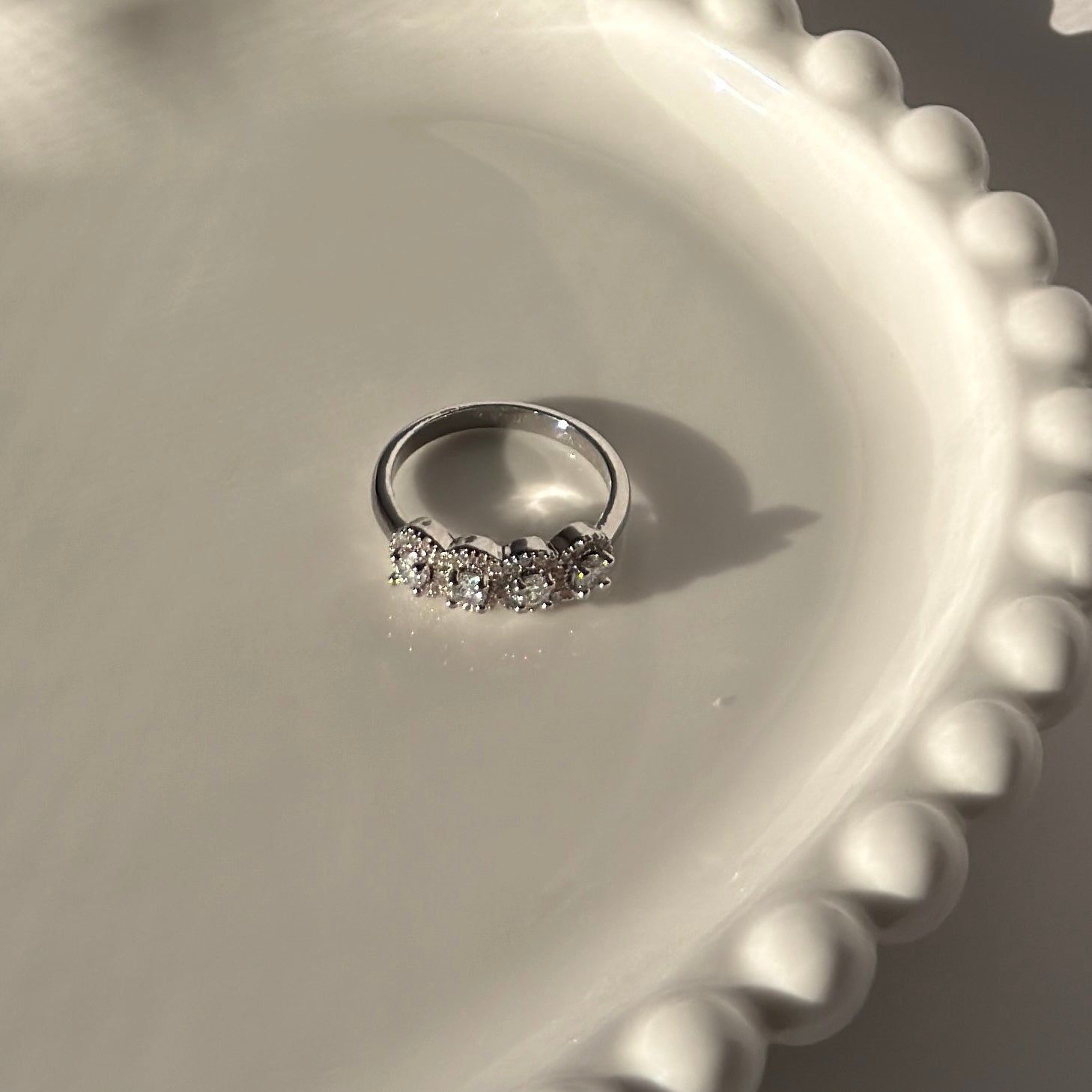 Silver plated ring/band